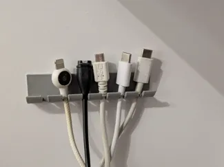 Wall-Mounted Cable Organizer & Management Rack