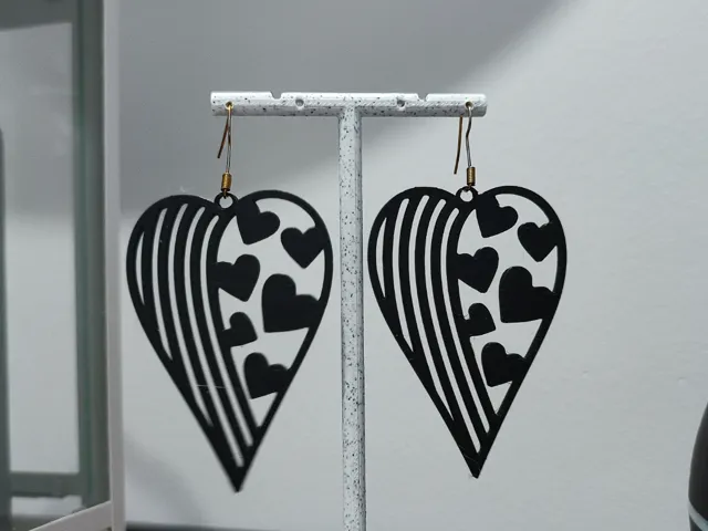 Aretes Latido Geométrico