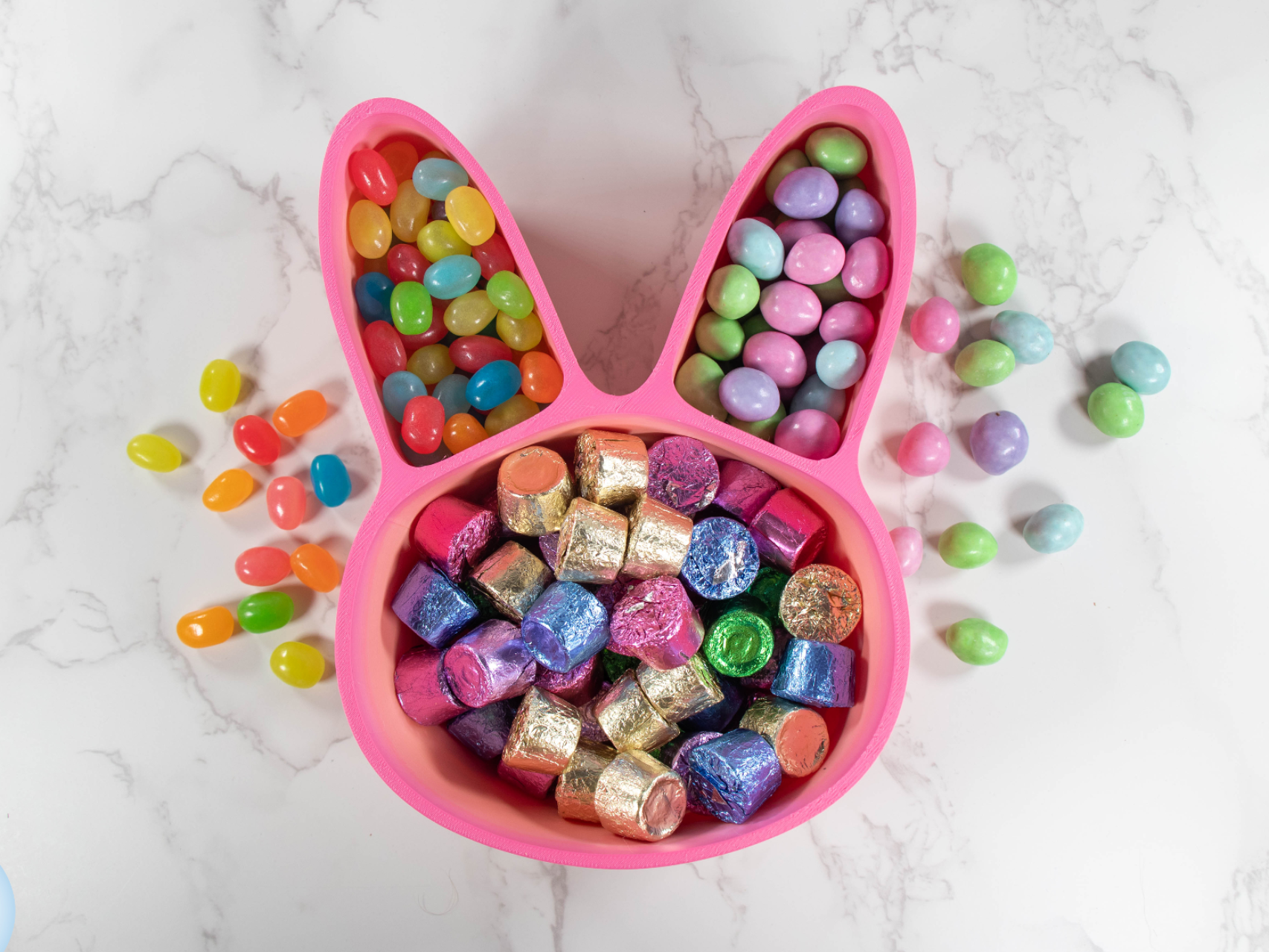 3 Section Bunny Bowl