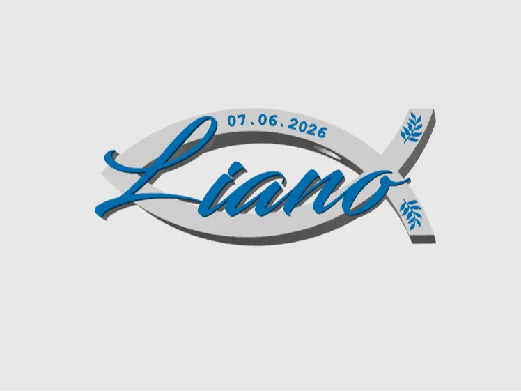 Konfirmation, Kommunion und Taufe mit Namen Liano