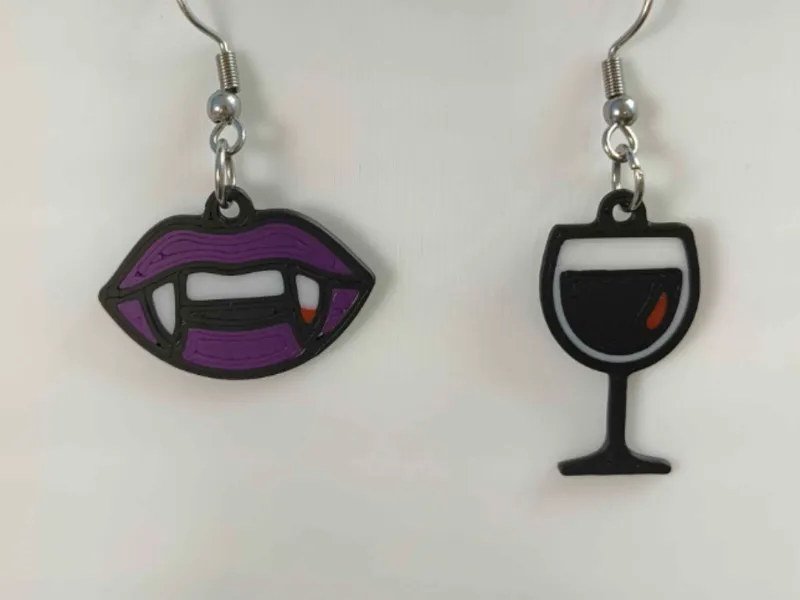 Vampire Earrings