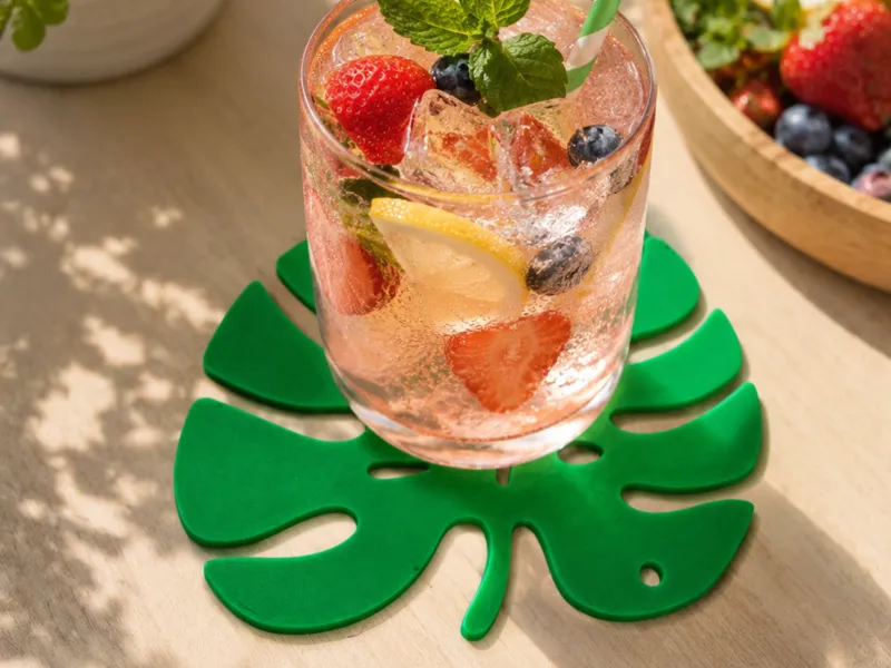 Tropical Leaf Coaster