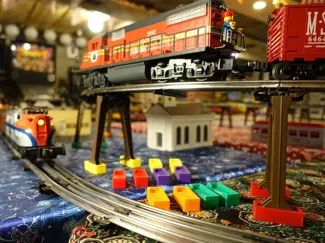 Lionel trestle riser block - Customizable 