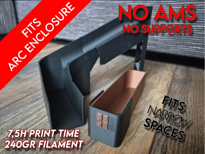 P1P Arc enclosure poop chute 2 sizes