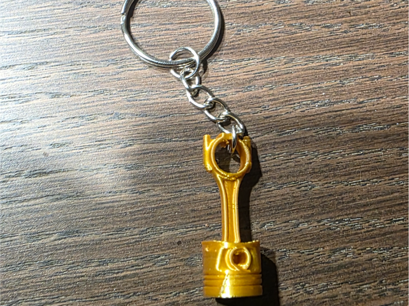 Piston keyring