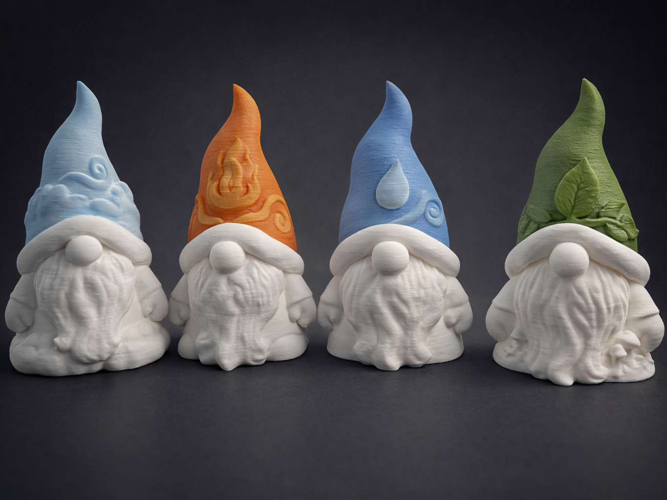 Miniatura 1 do modelo 3D Elemental Gnomes