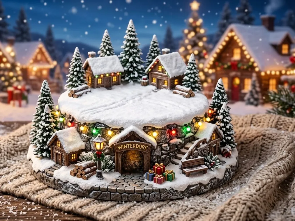 Christmas Village - Free 3D Print Model - MakerWorld