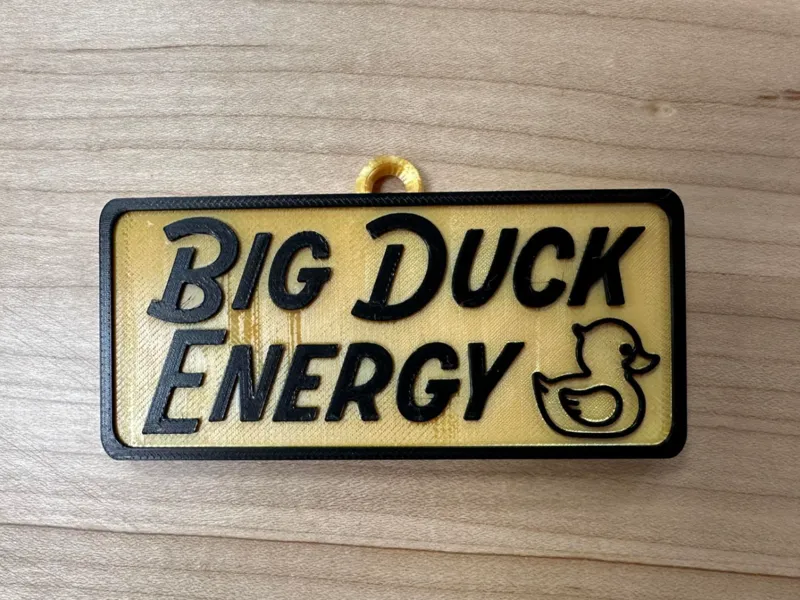 Big Duck Energy Pendant