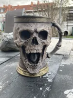 Totenkopf-Krug - 17oz (500ml) - Rechtshänder