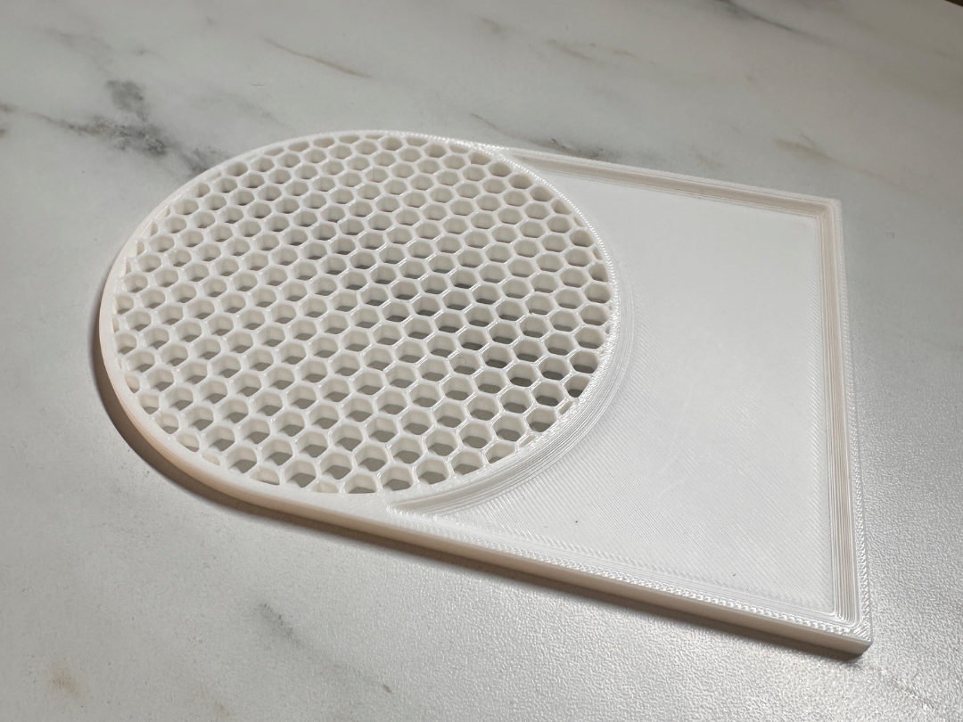 Mug coaster with spoon and teabag holder