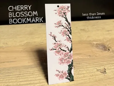 Cherry Blossom Bookmark – Elegant & Ultra Thin