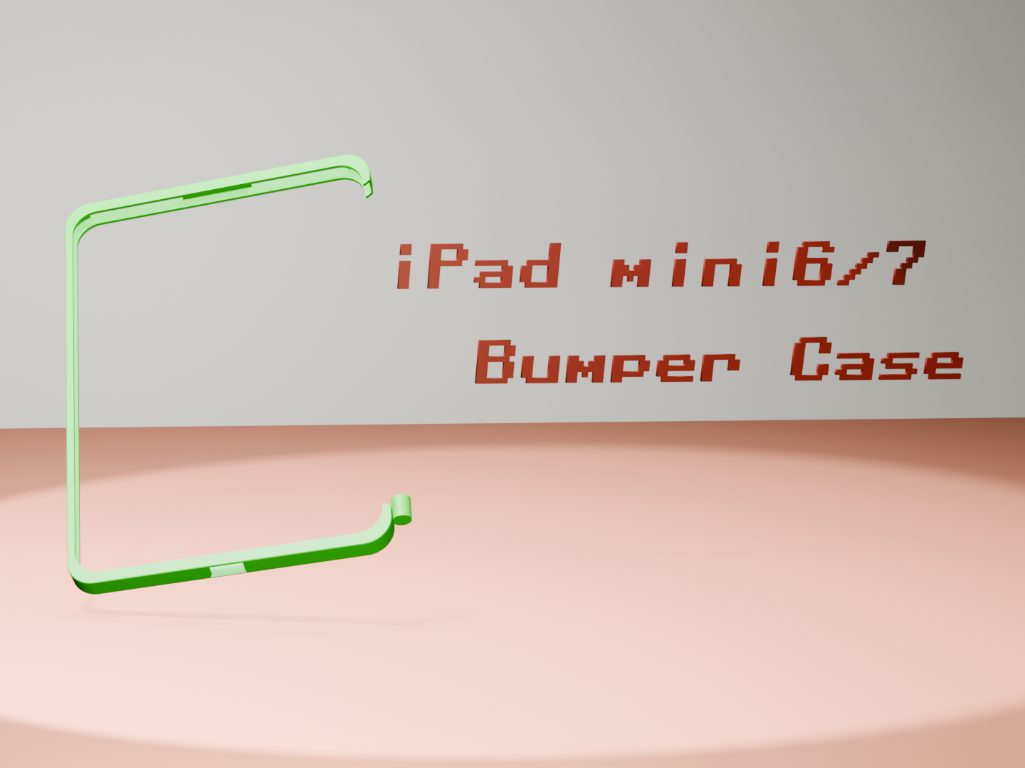 Miniatura 1 do modelo 3D iPad mini6/7 bumper case