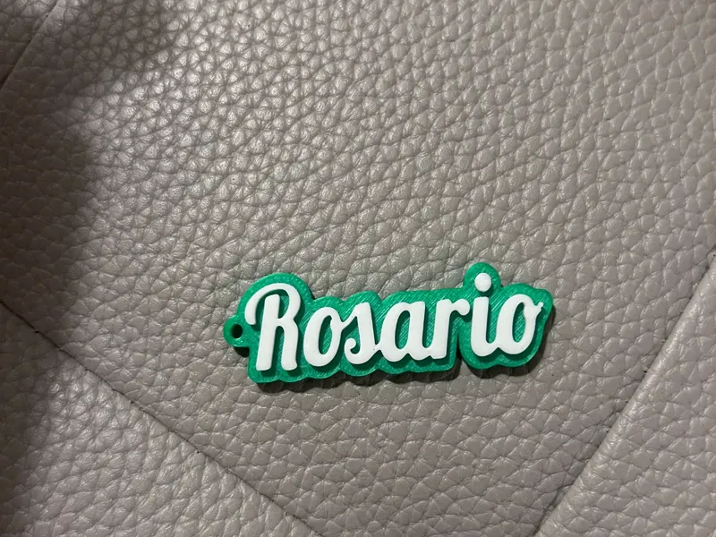 Rosario name keychain