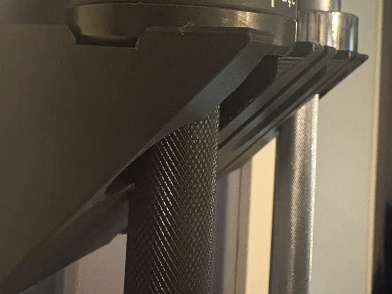 Barbell wall mount