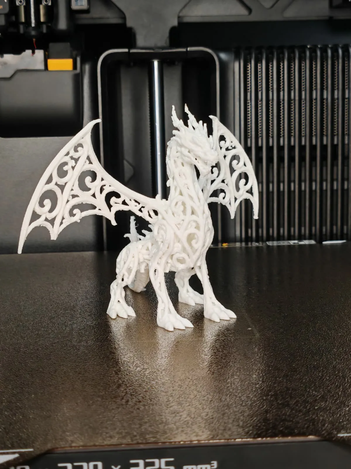 Drago voronoi Il guardiano di Avorio view 2