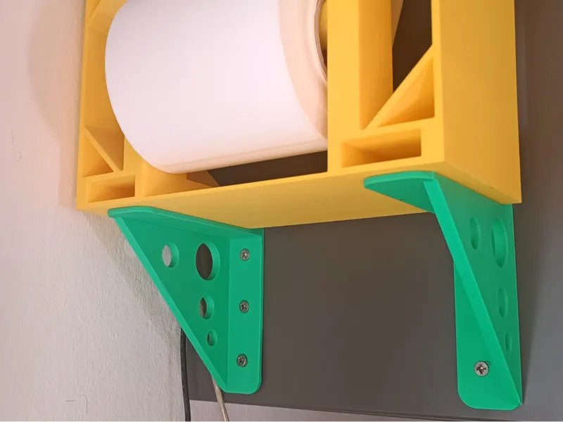 Label Printer Stand - Wall Mount