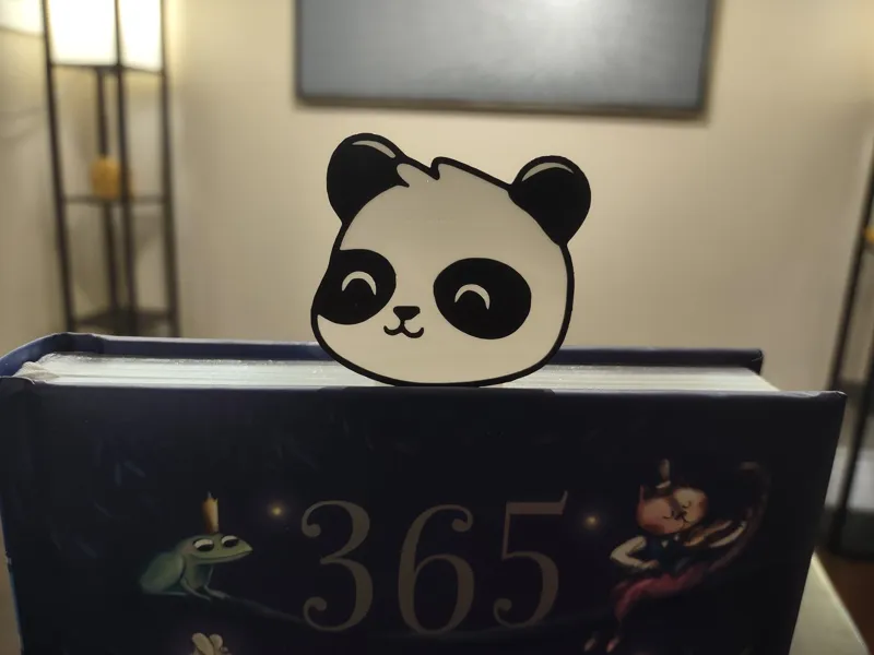 Happy Panda Bookmark