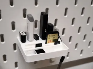 Skadis holder USB, SD and Micro-SD (No support)