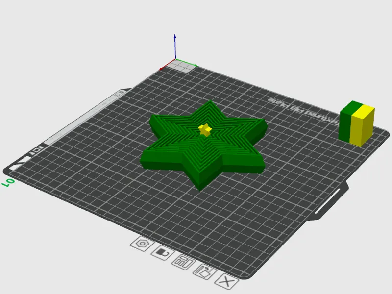 Christmas tree fidget toy hexagon