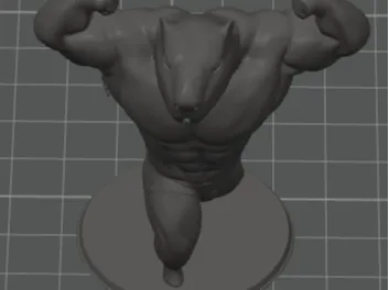Muscular capybara