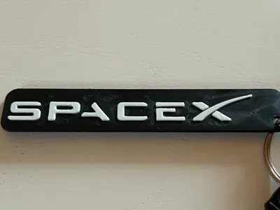 Space X Keychain