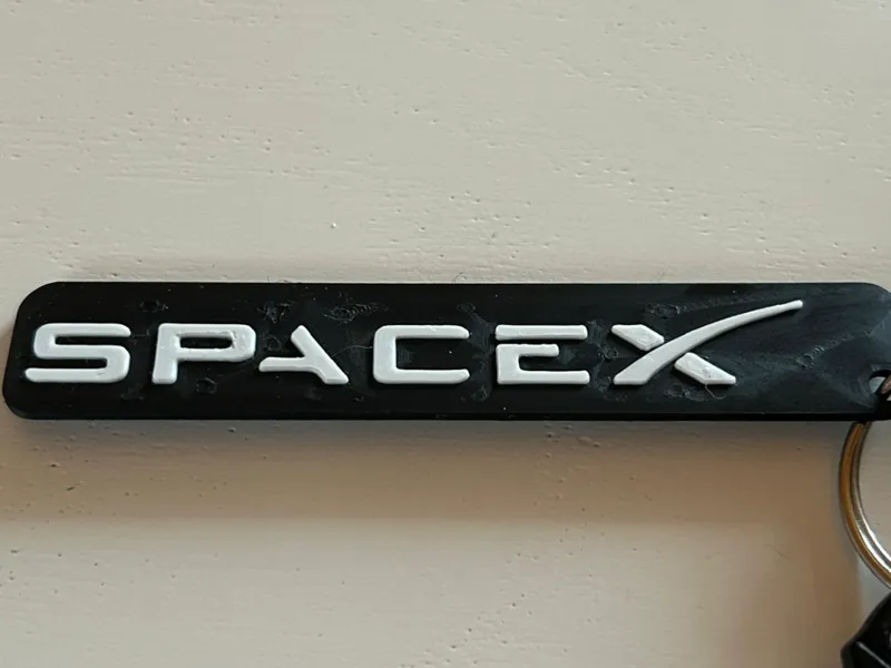 Space X Keychain