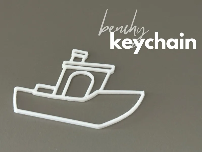 2D Benchy ⋅ Maker's Keychain