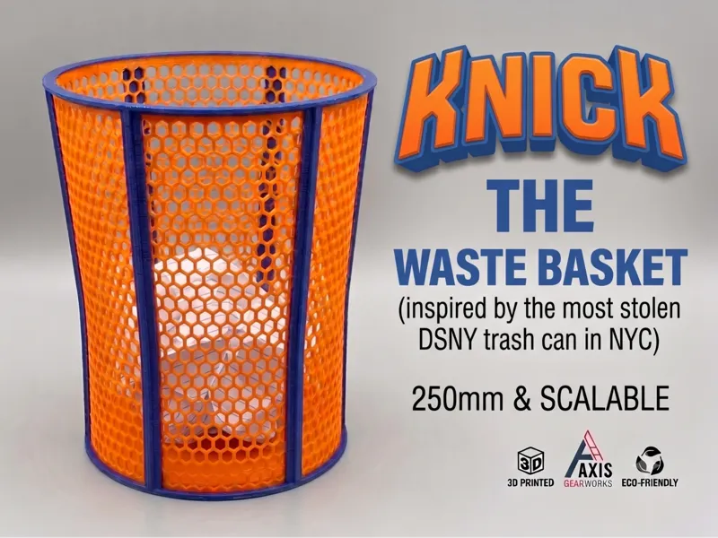 Knick the Waste Basket — NYC Street Waste Bin