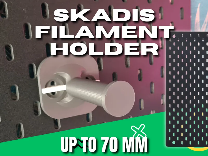 Ikea Skadis Filament Holder T-Clip