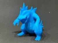 Féraligatr Pokémon low poly — photo 1