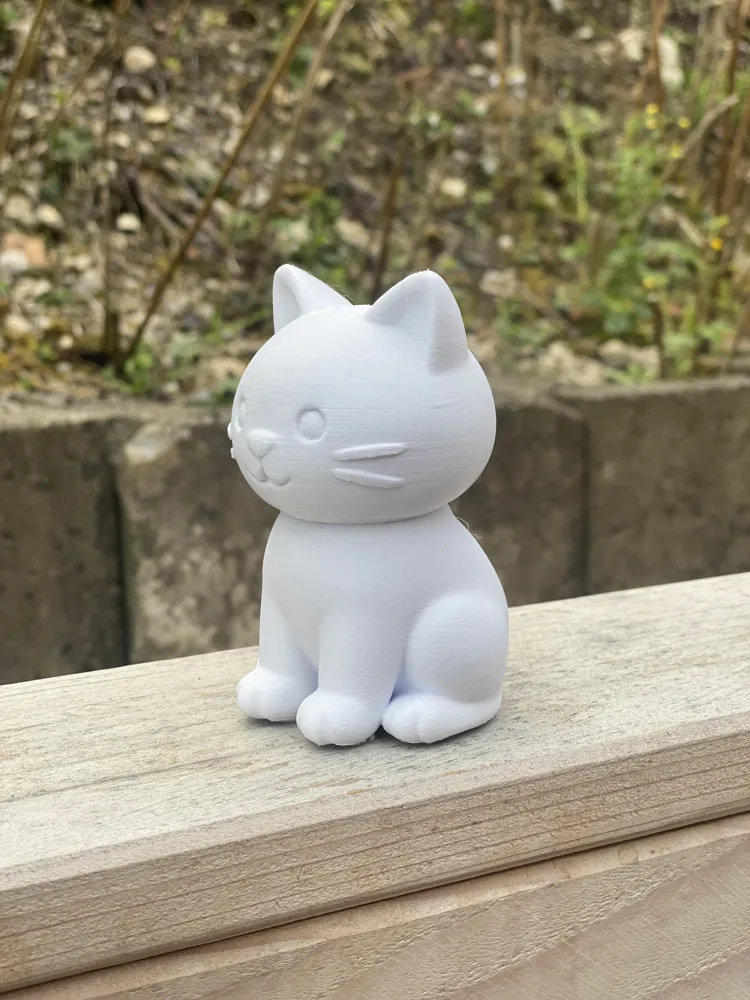 Sweet Cat Figur - Free 3D Print Model - MakerWorld