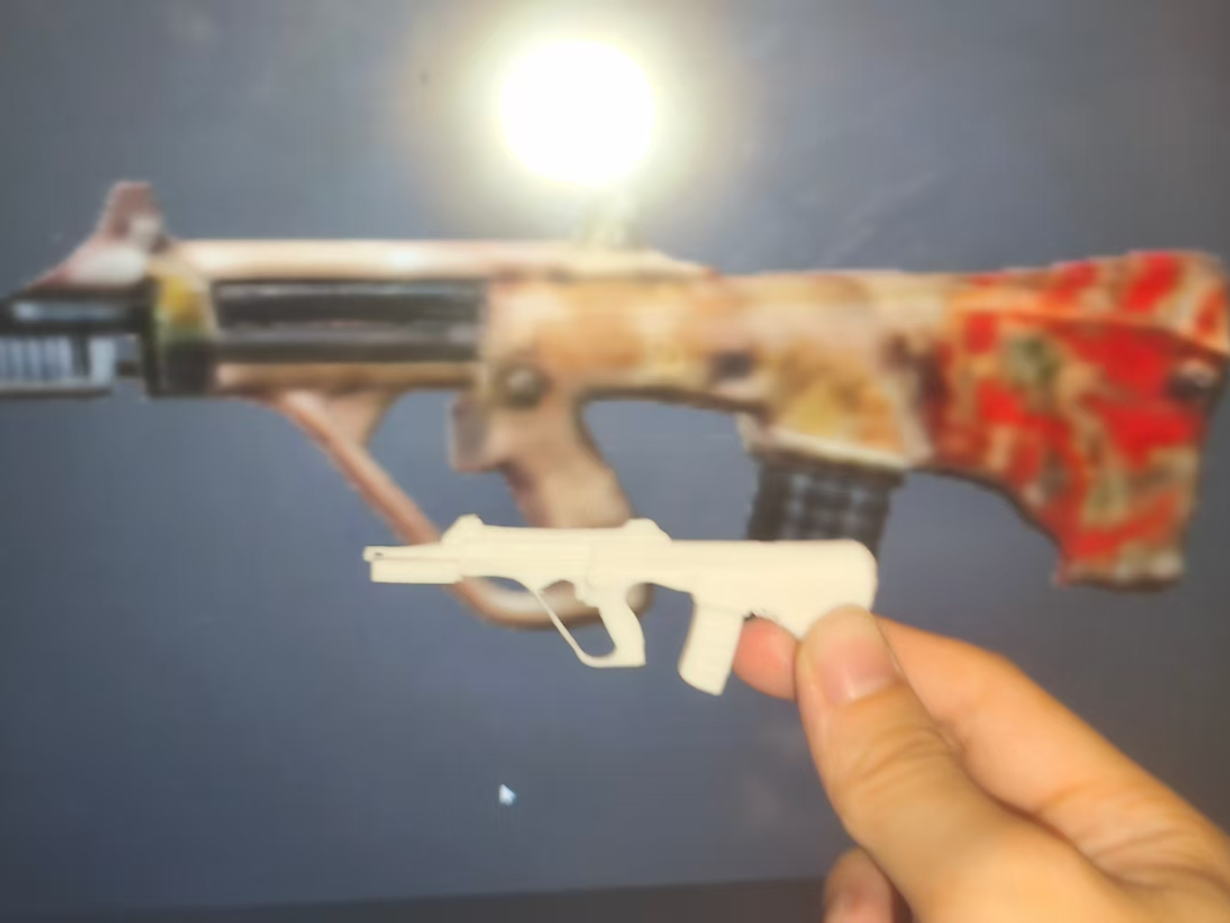 和平精英AUG枪械模型