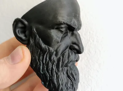 Viking Head Pot – Scalable Decorative Planter 