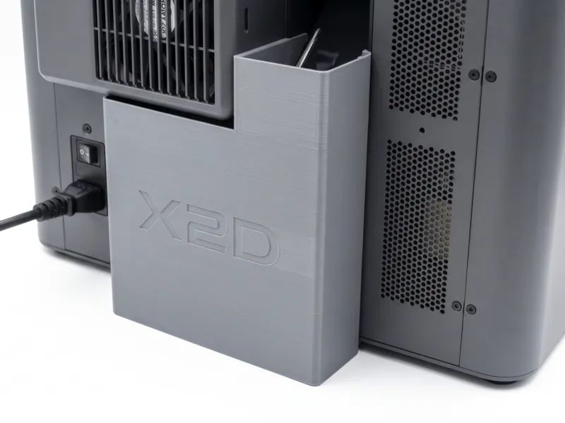 Bambulab X2D Under-Fan Poop Bucket