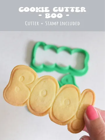 Cortador para modelado: Boo! Cookie Cutter & Stamp | Halloween & Fall — vista de referencia 2