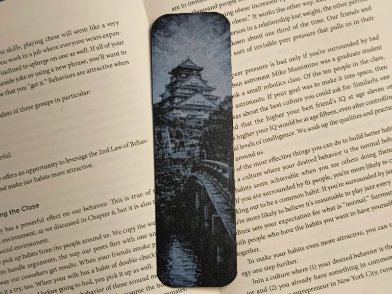 Osaka Castle Bookmark