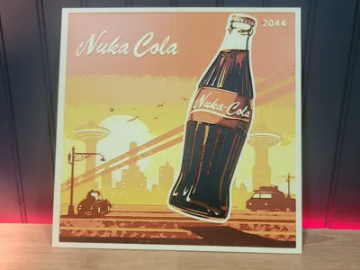 Nuka Cola Sign Hueforge