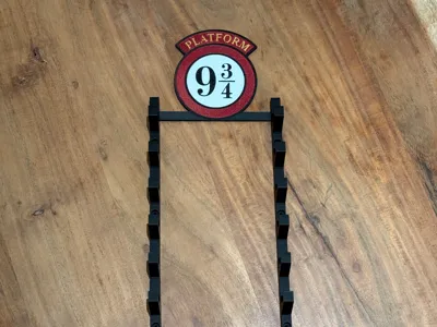 Harry Potter magic wand wall mount, 9 3/4