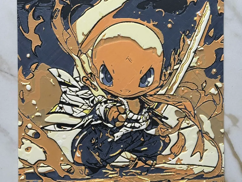 Cute Charmander Samurai