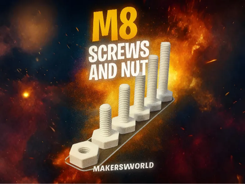 M8 Screws and Nut