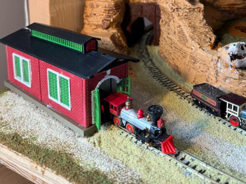 N Scale Single Stall Engine House (No AMS)