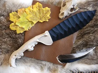 Jawbone Handled Knife