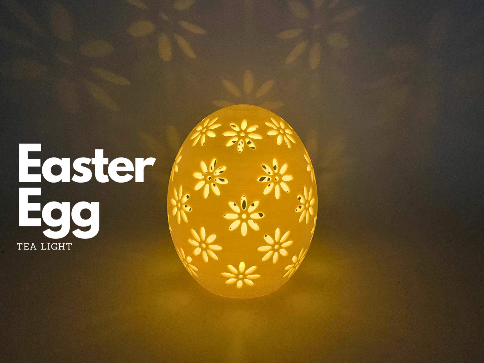 Tea Light Easter Egg