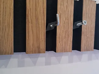 acoustic wall screw mount