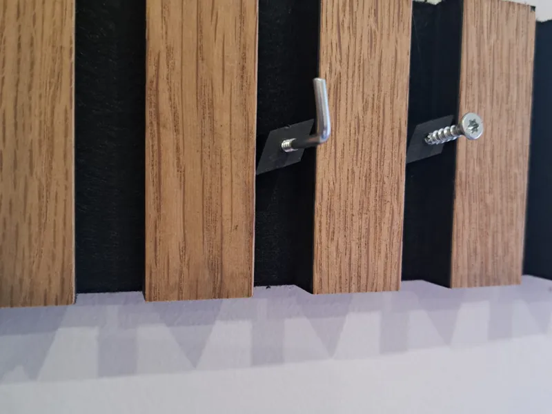 acoustic wall screw mount