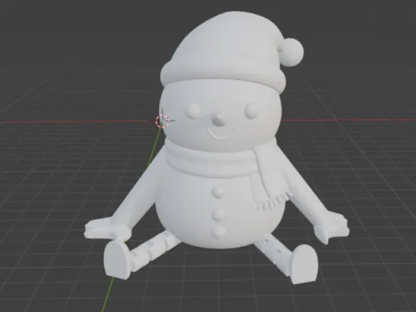 Bonhomme de neige articulé