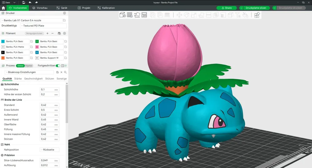 Multicolor - Pokemon 001 a 015 por mynameisbuddy MakerWorld: Baixe ...