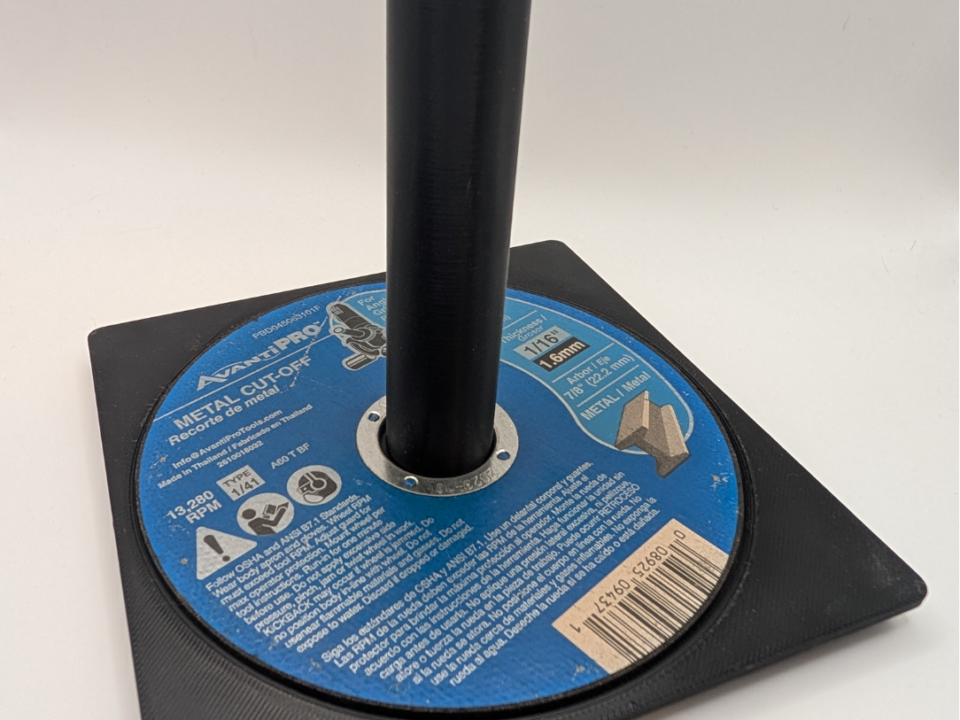 Gridfinity Grinder Disc Rack (4.5" Disk)