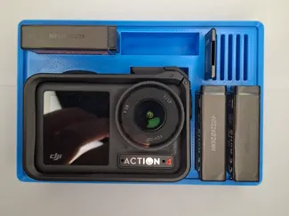 Gridfinity 2x6 DJI Osmo Action 4 & Triple Charger