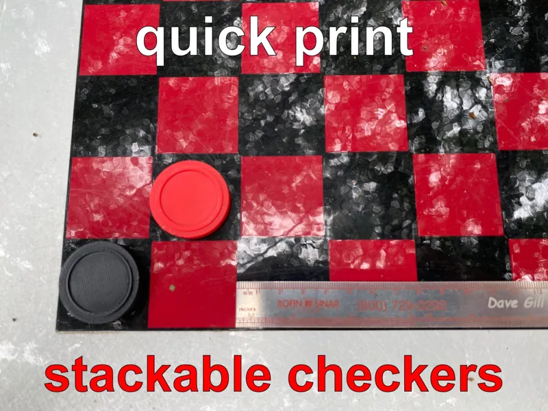 Stackable Checkers